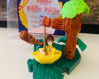Jane Tarzan Movie Toy with Base 2000