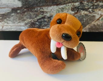 Coca Cola Walrus Plush Toy 1997 Bean Bag Plush