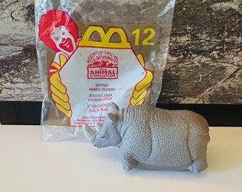 Rhino Toy Disney Animal Kingdom 1998 Toy