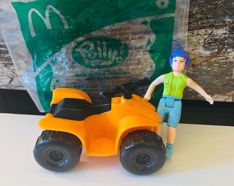 Polly Pocket 2004 Rick with 4 Wheeler Happy Meal Toy