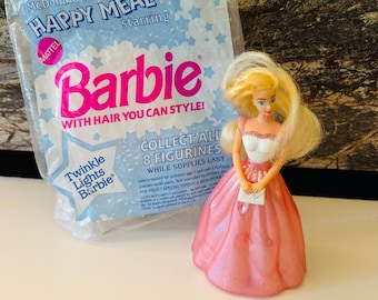 Twinkle Lights 1992 Barbie Toy, Cake Topper
