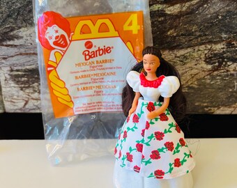 Mexican 1995 Barbie Toy, Cake Topper