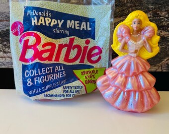 Sparkle Eyes Barbie 1991 Barbie Toy, Cake Topper