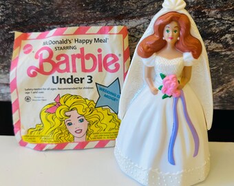Wedding Day Midge Barbie 1990 Under-3 Barbie Toy, Cake Topper