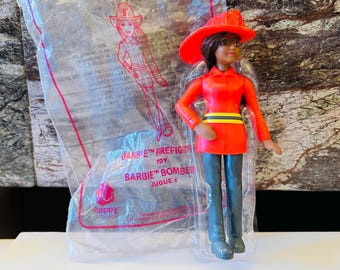 Barbie Firefighter Happy Meal Toy