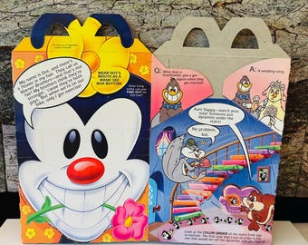 Animaniacs Happy Meal 1993 Box, Party Favor Box