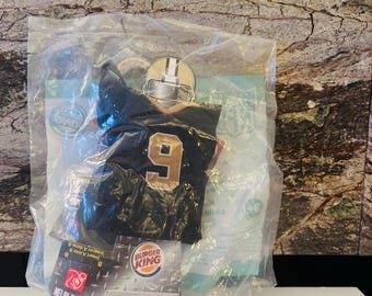 New Orleans Saints Toy Jersey #9 NFL Burger King toy, Drew Brees
