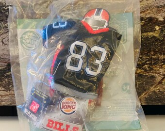Buffalo Bills Toy Jersey #83 NFL Burger King Toy, Andre Reed