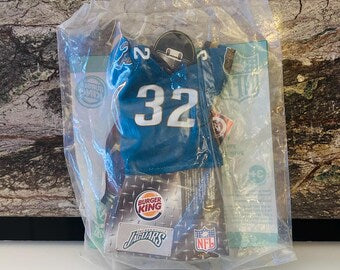 Jacksonville Jaguars Toy Jersey #32 NFL Burger King Toy, Maurice Jones-Drew