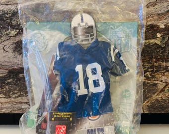 Indianapolis Colts Toy Jersey #18 NFL Burger King Toy, Peyton Manning