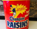 California Raisins 1988 used Metal Tin