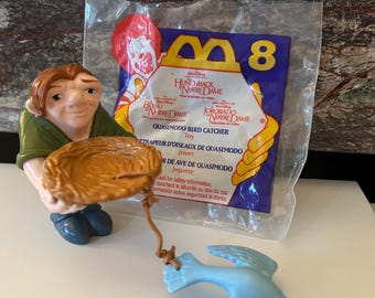 Quasimodo Bird Catcher Hunchback of Notre Dame Toy (1996)