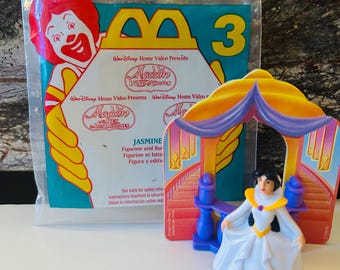 Jasmine Aladdin Toy 1996 McDonalds Happy Meal Toy