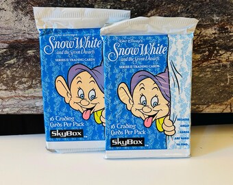 Two Packs Snow White Trading Cards 1994