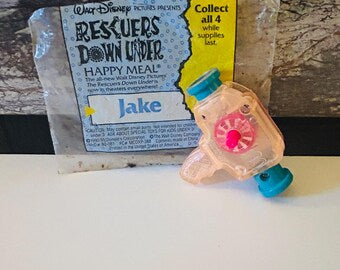 Rescuers Down Under Jake 1990 Happy Meal Toy