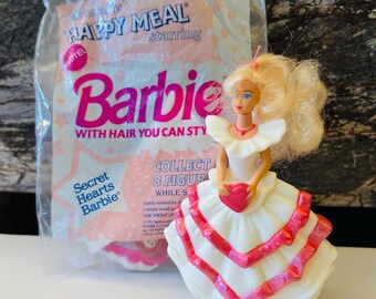 Secret Hearts Barbie 1992 Barbie Toy, Cake Topper