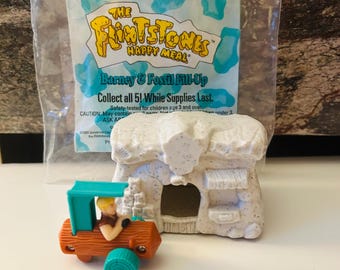Flintstones Barney & Fossil Fill-up House and Figure (1993)