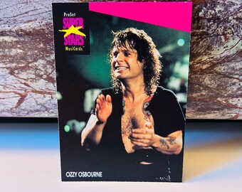 Ozzy Osbourne 1991 Trading Card #215