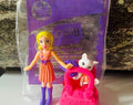 Polly Pocket Polly and Pup with Carrier Happy Meal Toy