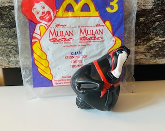 Mulan Khan Spinning Top 1998 Happy Meal Toy