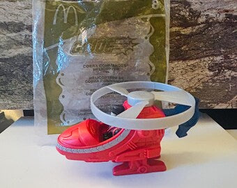 GI Joe 2004 Happy Meal Toy Cobra Helicopter Toy