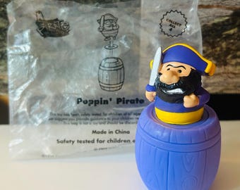 Poppin Pirate Arby's 1998 Happy Meal Toy