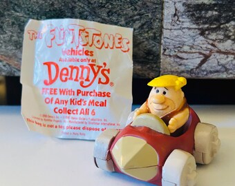 Flintstones Barney 1990 Denny's Happy Meal Toy