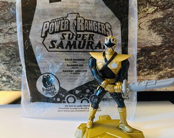 Super Samurai Gold Ranger Power Ranger Happy Meal Toy