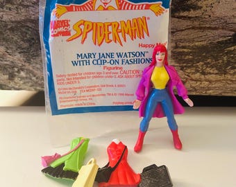 Mary Jane Spiderman 1994 Marvel Happy Meal Toy