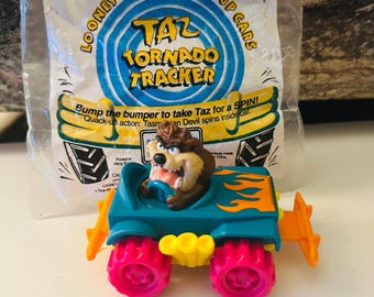Taz Looney Toons Toy 1992 Happy Meal Toy