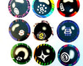 Choose a Pog from Eight Ball Caps Collection, Party Favors, 90s Pogs