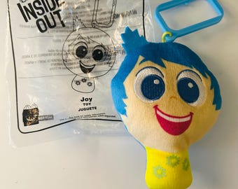 Inside Out Plush Keychain Happy Meal Toy