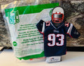 New England Patriots Toy Jersey #93 NFL Burger King Toy, Richard Seymour