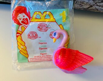 Swan Figure from Littlest Pet Shop 1995 Toy
