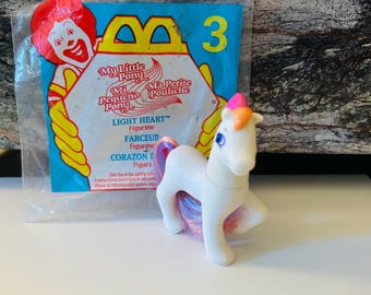My Little Pony 1997 Light Heart Pony Happy Meal Toy