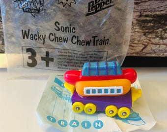 Sonic Wacky Chew Chew Train 1997 Happy Meal Toy