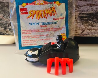 Spiderman 1994 Venom Transport Marvel Happy Meal Toy