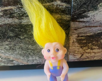 Yellow Troll 2 inch Toy