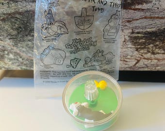 Sylvester & Spinner Tweety Toy 1998 Hardees Toy