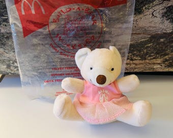 Build a Bear Plush Velvet Teddy Happy Meal Toy
