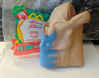 Aladar Hand Puppet Dinosaur Disney Movie 2000 Happy Meal Toy