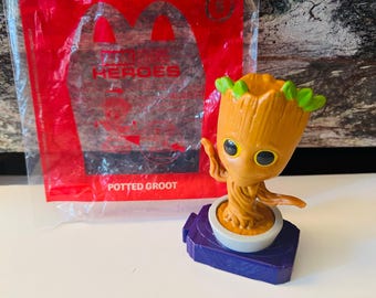 Potted Groot Marvel Figure Happy Meal Toy