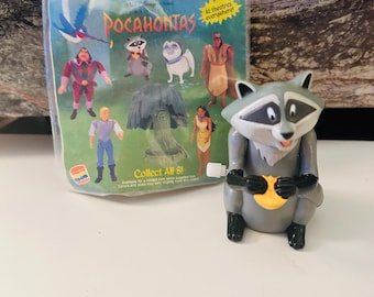 Meeko Pocahontas 1995 Burger King Toy