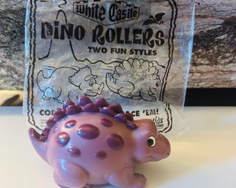 Dino Roller 1998 White Castle Happy Meal Toy