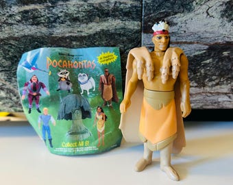 Chief Powhatan Pocahontas 1996 Happy Meal Toy