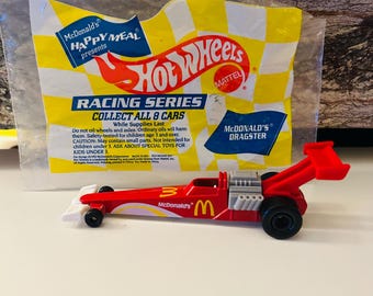 Hot Wheels McDonald's Dragster 1992 Happy Meal Toy