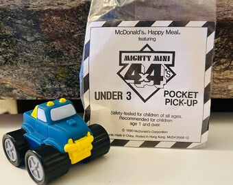 Mighty Mini Pocket Pick-up Under-3 1990 McDonald Toy