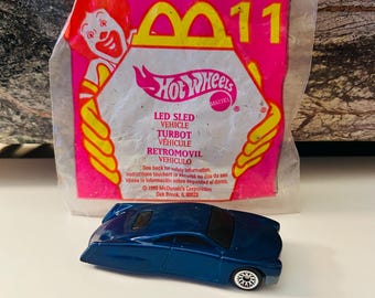 Hot Wheels Led Sled Vehicle 1999 Happy Meal Toy