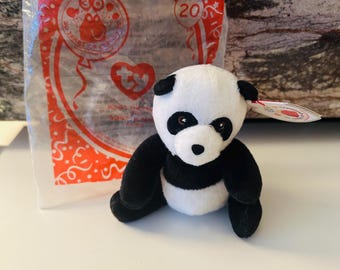 Panda Beanie Baby Happy Meal Toy
