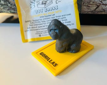 Gorilla Wild Animal 1991 Happy Meal Toy